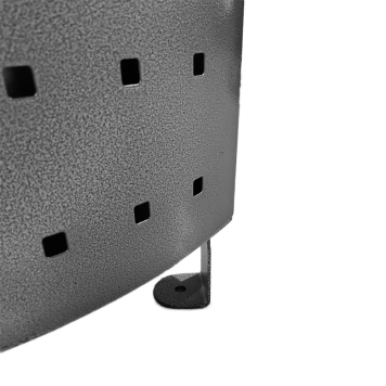 TQ Papelera Muscari C 45L - Papelera de acero, diseño moderno y funcional, cubeta con ventanillas para ventilación