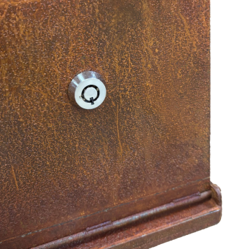 Base Pilona Montau Acero Corten Extraíble