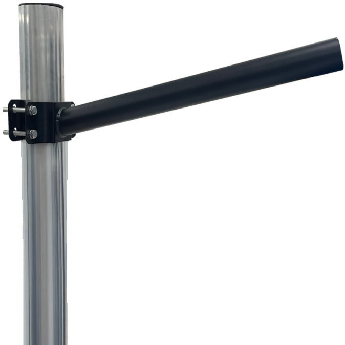 TQ Brazo Lyra 500 Poste - Brazo de acero pintado con estética moderna y gran durabilidad