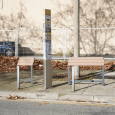 TQ Apoyo Isquiático París ECO 1200/600 - Confeccionado con madera técnica WPC