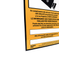TQ Placa Videovigilancia PVC - Placa informativa para señalizar zonas con videovigiladas