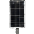 TQ Farola Solar LED 15W - Luminaria fotovoltaica, 32'5x79cm, 1800lm, luz fría 6000K o cálida 3000K, sensor de movimientos