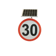 Señal solar LED 30km/h de límite de velocidad