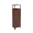 TQ Papelera Muscari Marrón - Papelera moderna y funcional de 45L de capacidad.