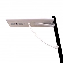 TQ Luminaria Solar LED 30W -  3600lm, energía fotovoltaica, 32'5x110cm, luz fría 6000K, detector de movimiento