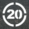 Plantilla Vial 20kmh