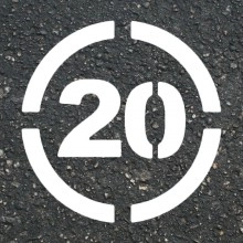 Plantilla Vial 20kmh