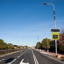 TQ Radar Pedagógico Solar - Señal led didáctica con placa fotovoltaica de información de velocidad