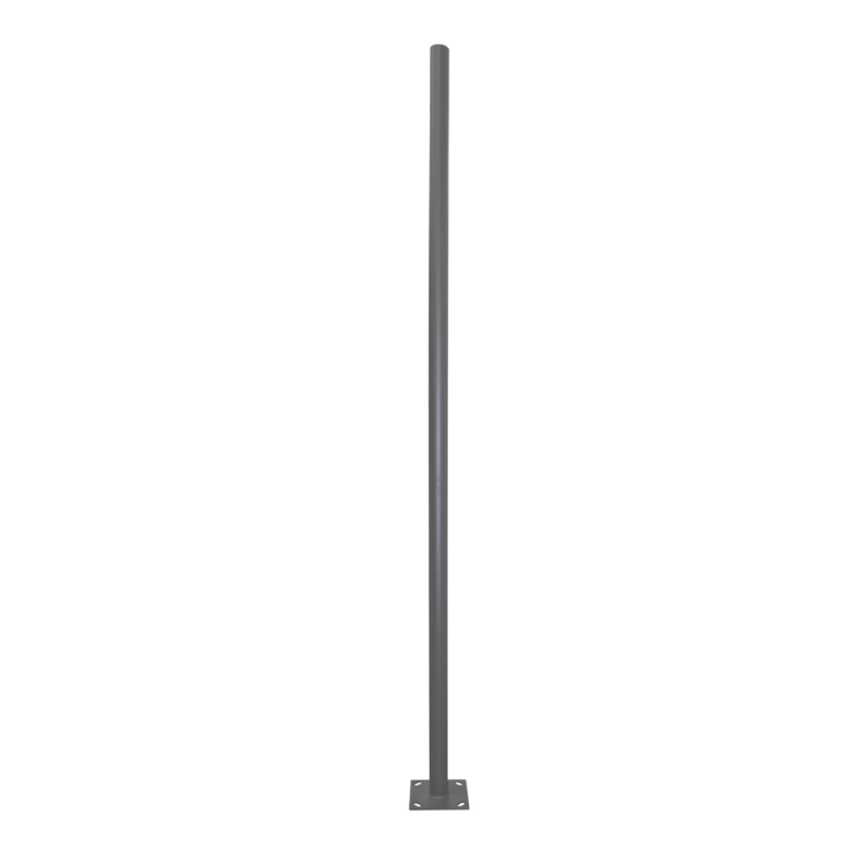 TQ Poste Galaxy 4m Ø76mm - Poste para farolas de acero galvanizado, diseño moderno y elegante, color gris