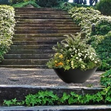 Jardinera Aluminio Redonda