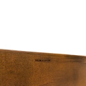 detalle de la Jardinera cuadrada Acero Corten 80x80x80 cm detalle de la Jardinera cuadrada Acero Corten 80x80x80 cm