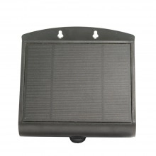 TQ Aplique Solar Basic - Foco fotovoltaico led 3W 160 lúmenes, luz fría 6000K, color negro