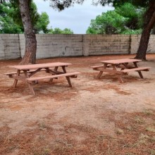 Mesa de Pícnic Eco Wood - Madera ecológica reciclada, para 6 personas