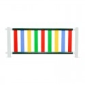 Valla Rainbow 200x90,8cm modular de colores, barrera para delimitar áreas de juegos infantiles para niños