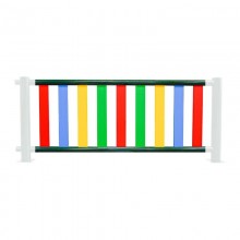 Valla Rainbow 200x90,8cm modular de colores, barrera para delimitar áreas de juegos infantiles para niños