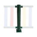 Poste de unión para la Valla Rainbow de acero galvanizado, 90,8cm, diámetro ø10cm