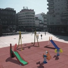 TQ Columpio XL Biplaza Mixto/Plano - Columpio de madera para niños de 1 a 12 años, 2 sillas con asientos combinables