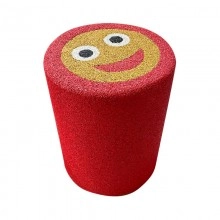 TQ Tronco 3D figura infantil EPDM, decoración para parques infantiles, disponible en color rojo, azul o amarillo