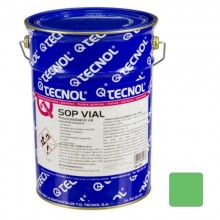 TQ Sop Vial 5 o 25kg - Pintura de señalización vial de clorocaucho para pintar hormigón o asfalto - Verde eléctrico