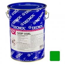 TQ Sop Vial 5 o 25kg - Pintura de señalización vial de clorocaucho para pintar hormigón o asfalto - Verde