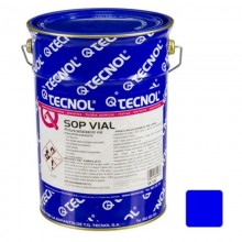 TQ Sop Vial 5 o 25kg - Pintura de señalización vial de clorocaucho para pintar hormigón o asfalto - Azul