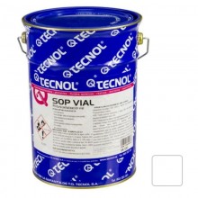 TQ Sop Vial 5 o 25kg - Pintura de señalización vial de clorocaucho para pintar hormigón o asfalto - White