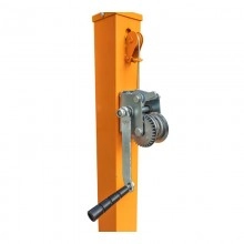 TQ Base Portátil Semáforo Solar - Soporte telescópico 50 x 50 x 230cm de color naranja