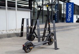 Fomenta la movilidad sostenible con la ayuda del aparca patinetes modular