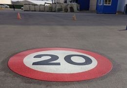 Proyecto Señalización Termofusible en Gérgal (Almería)